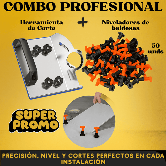GUIA DE CORTE + NIVELADORES DE BALDOSAS
